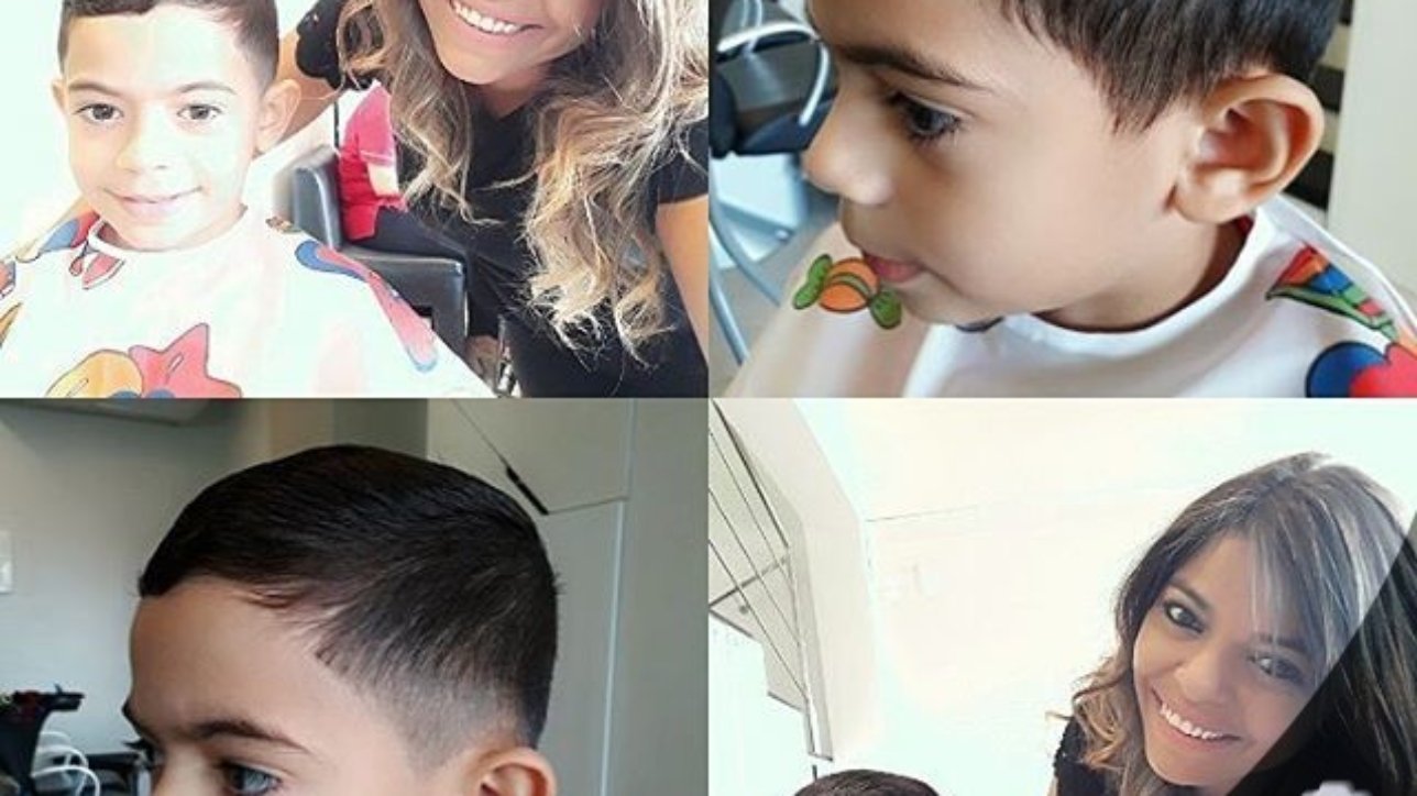 Corte de cabelo infantil masculino com desenho • Salão Altitude