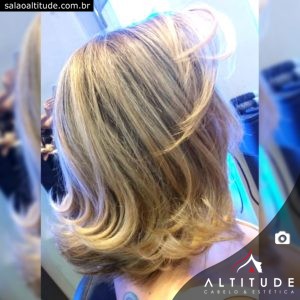 Mechas no salão