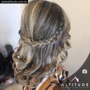 Penteado com trança