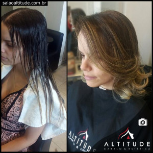 Corte feminino, antes e depois