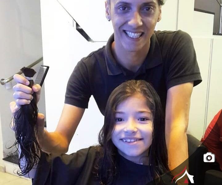 Corte de cabelo infantil masculino com desenho • Salão Altitude