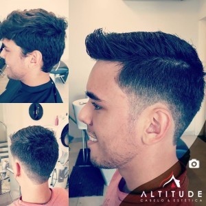 Corte masculino em degradê