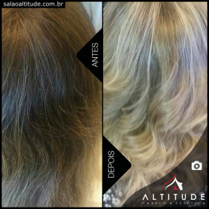 Mechas Antes e Depois