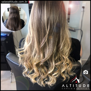 Mechas antes e depois