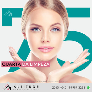 Limpeza de pele promoção