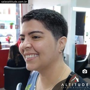 Transformação cabelo longo para cabelo curto depois)
